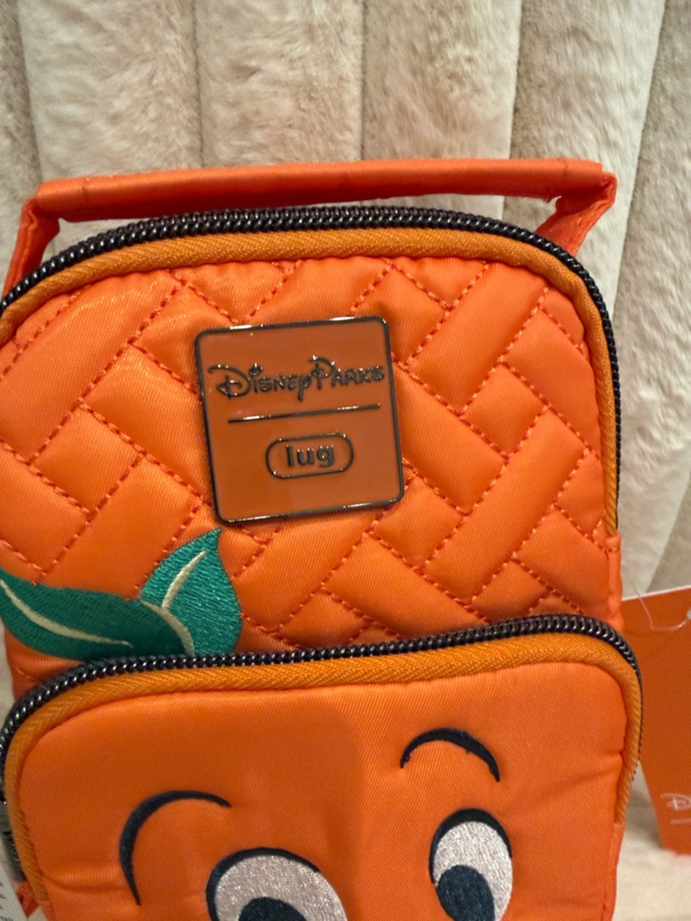 NWT Disney Parks Epcot Flower & Garden Festival Orange Bird Lug Crossbody Bag - Picture 2 of 9